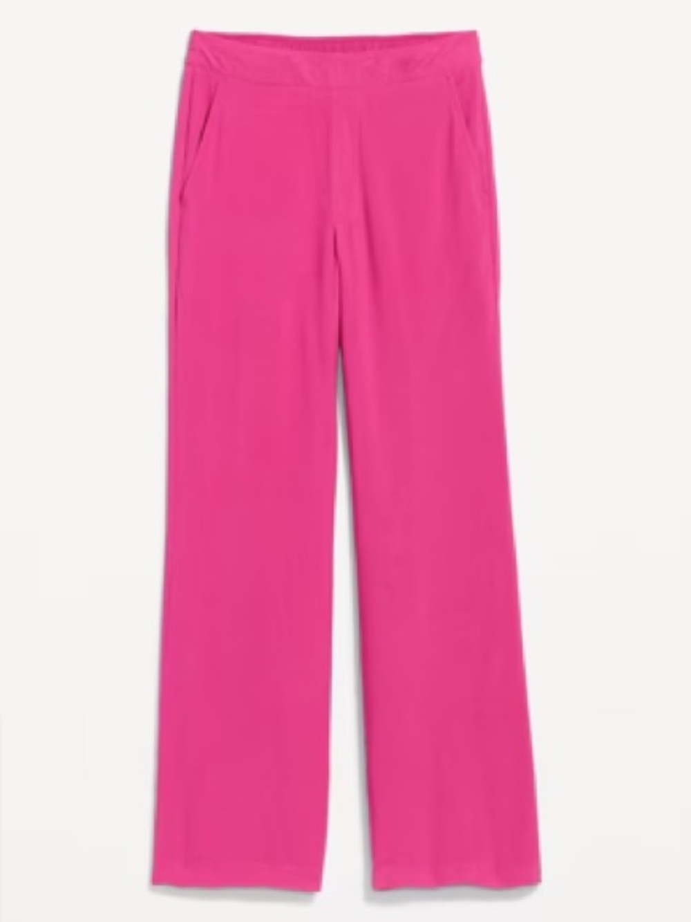Old Navy Wide-Leg Pull-On Pants in Hot Pink